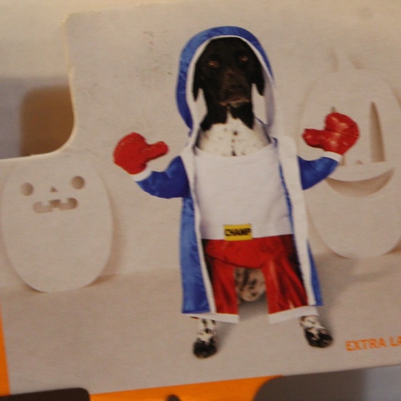 Hyde and Eek Dog Hyde And Eek Boxer Champ Dog Costume Shiny Boxing